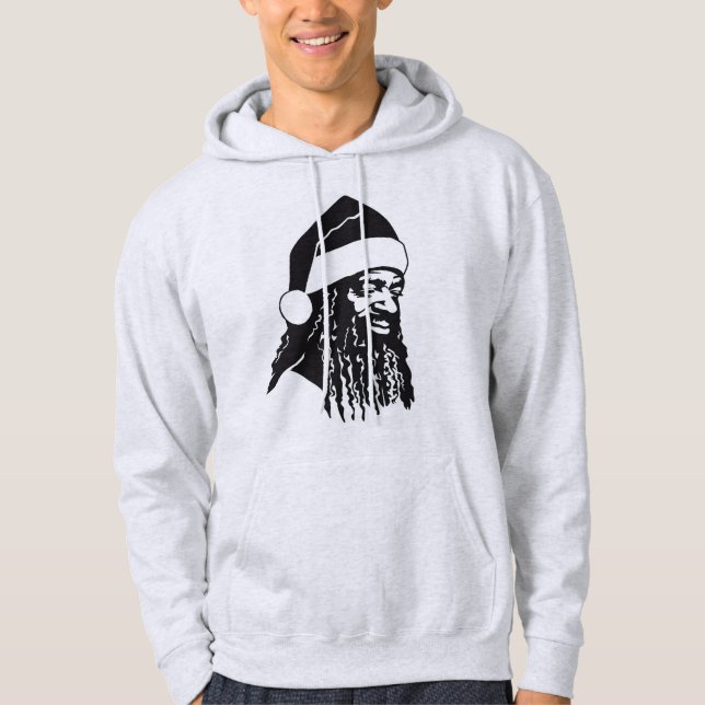 Jag drömmer om en svart jul hoodie (Framsida)