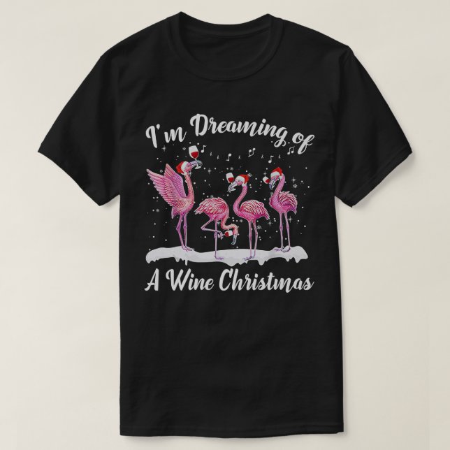 Jag drömmer om en Vin-julklapp Älskare Xm T Shirt (Design framsida)