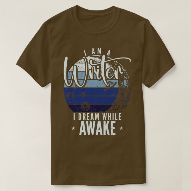 Jag drömmer om ett skrivprogram när författaren No T Shirt (Design framsida)