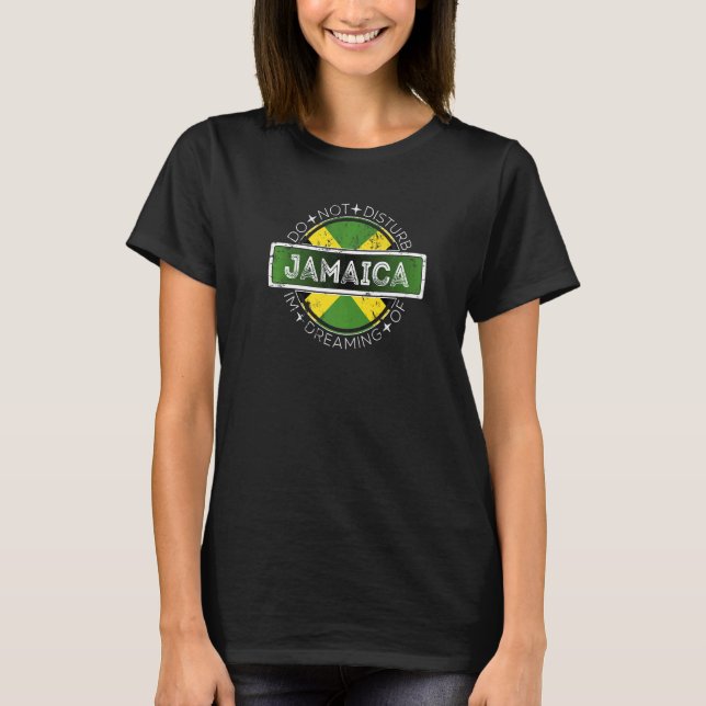 Jag drömmer om Jamaica.. T Shirt (Framsida)