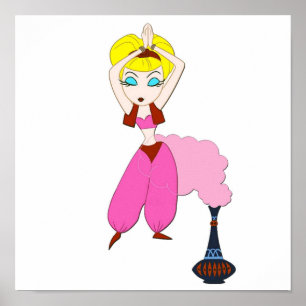 Jag drömmer om Jeannie Poster