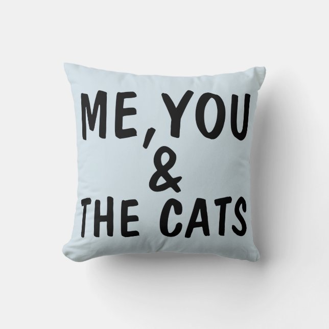 JAG, DU OCH CATS Cat PILLOWS Kudde (Framsida)