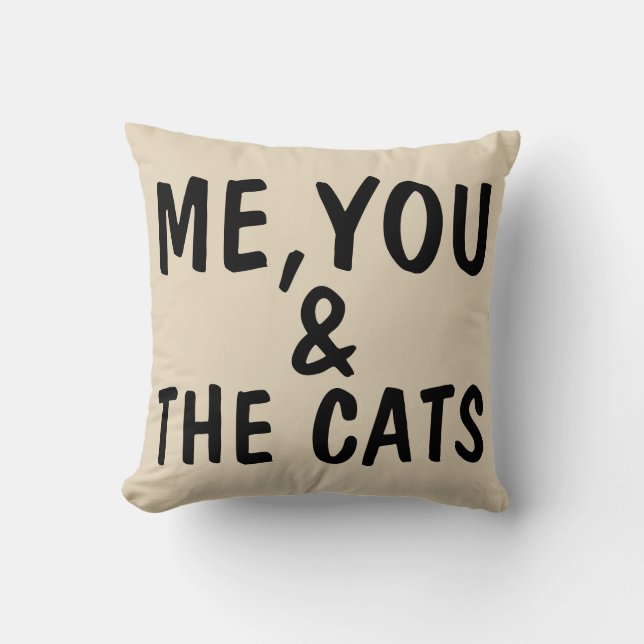 JAG, DU OCH CATS PILLOWS KUDDE (Framsida)