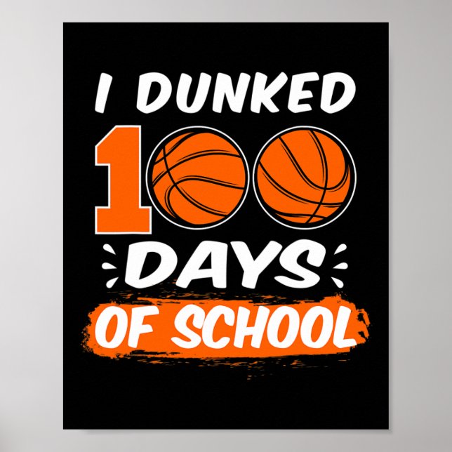 Jag dunkade 100 dagar av skolbasket poster (Framsidan)