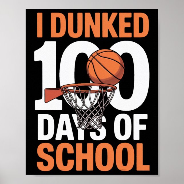 Jag dunkade 100 dagars skolgång Sketll-prestation  Poster (Framsidan)