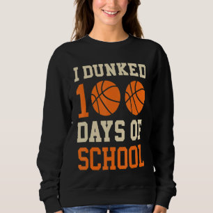 Jag Dunked 100 dagar av School Basketball Player C T Shirt