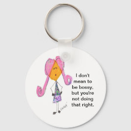 Jag elak inte att vara dum nyckelring