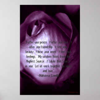 "Jag erbjuder dig fred.."" Poster