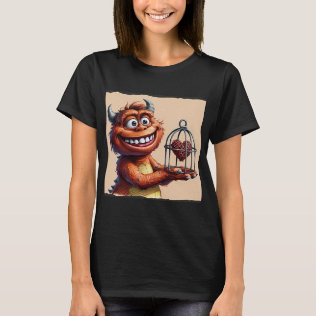 Jag erbjuder dig mitt hjärta t shirt (Framsida)