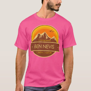 Jag erövrade Ben Nevis Hikers insamlingsbara aktiv T Shirt