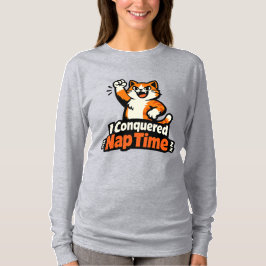 Jag erövrade tuppluren – Själsäkert segrare katt T Shirt