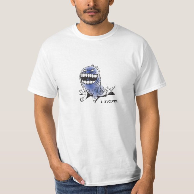 Jag Evolved. Tee Shirt (Framsida)