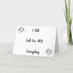 JAG FALLER FÖR "NI VARJE DAG" **KÄRLEK KORT** HELGKORT