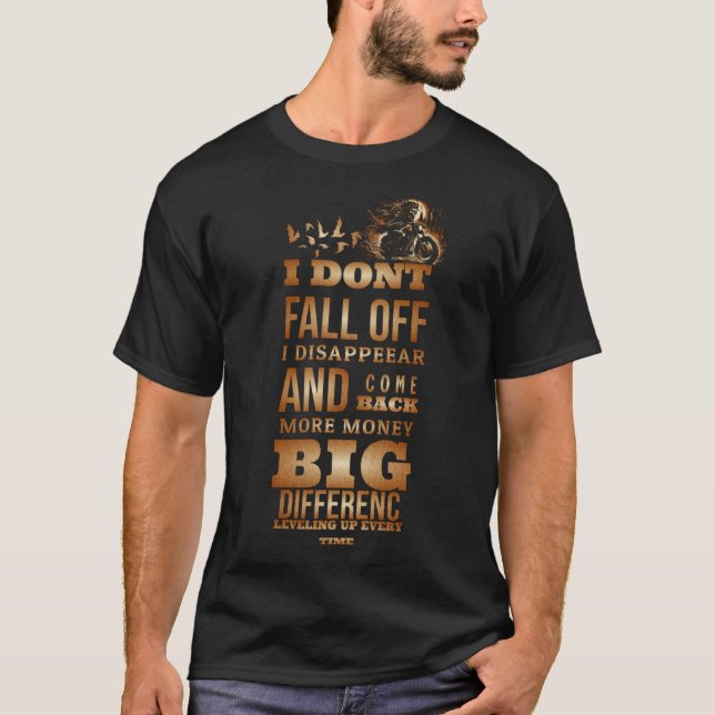 Jag faller inte – Jag kommer tillbaka starkare T Shirt (Framsida)