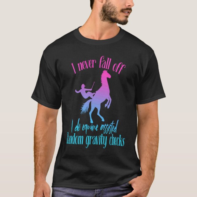 Jag Fallerar Aldrig Jag Gör Slumpmässiga Tyngdkraf T Shirt (Framsida)
