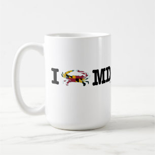 Jag fångar krabbor den Maryland muggen Kaffemugg