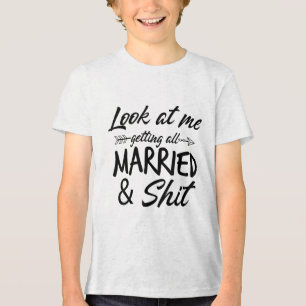 Jag får alla gifta sig med brudar och Gro. T Shirt