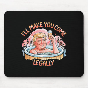 Jag får dig att komma lagligt roligt Trump Alla hj Musmatta