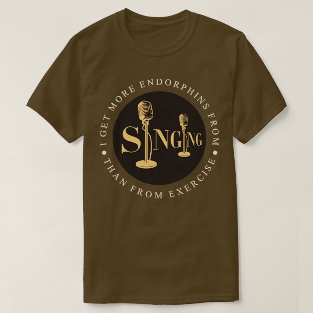 Jag får fler underskrifter från att sjunga än från t shirt (Design framsida)