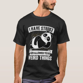 Jag får göra Konstig Sak Panda. T Shirt