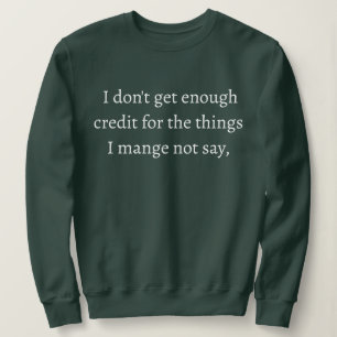 Jag får inte tillräckligt med erkännande för de sa t shirt