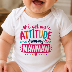 Jag Får Min Attityd Från Min Mormor Body T Shirt