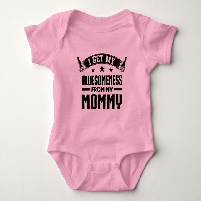 Jag får min Awesomeness från min mammor Tee (Framsida)