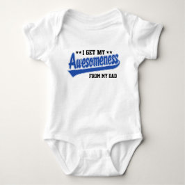 Jag får min Awesomeness från min pappa Tee Shirt
