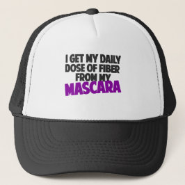 Jag får min dagstidningdos av fiber från min truckerkeps