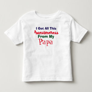 Jag får min uppmärksamhet från min Pappa T-Shirt