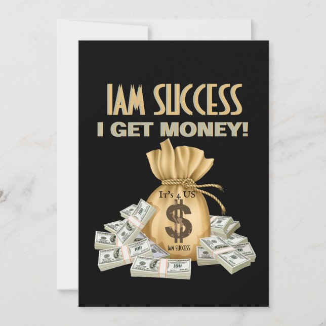 JAG FÅR PENGAR INBJUDNINGAR (Framsida)