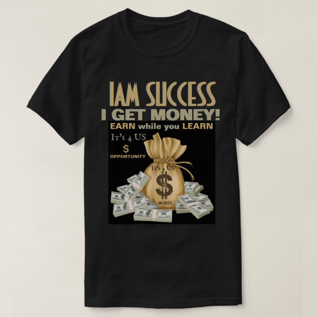 JAG FÅR PENGAR T SHIRT (Design framsida)