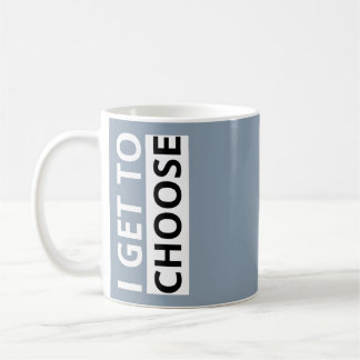 Jag Får Välja Empowering Statement Klistermärken Kaffemugg