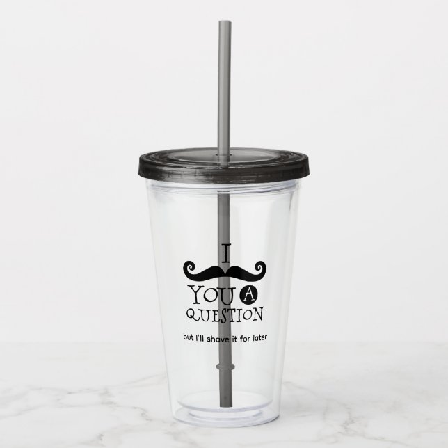 Jag Fåraxar Dig En Fråga Take Away Mugg (Framsida)