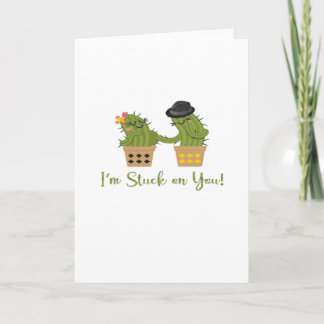 Jag Fastnar På Dig Rolig Valentine Leken Design Kort