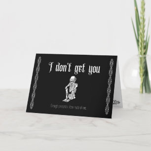 Jag fattar inte... Goth Valentine.. Tack Kort