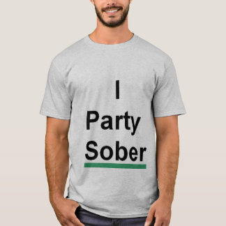 jag festar nyktert t-shirt