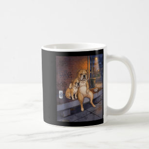 Jag Fick Den Hunden I Mig Rolig Bulldog Rökande Öl Kaffemugg