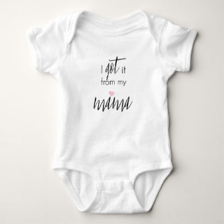 Jag fick det från min mammor - flickaTutu T-shirt
