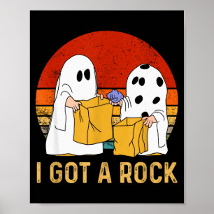 Jag Fick En Rock T-Shirt Halloween Bus eller Buss Poster