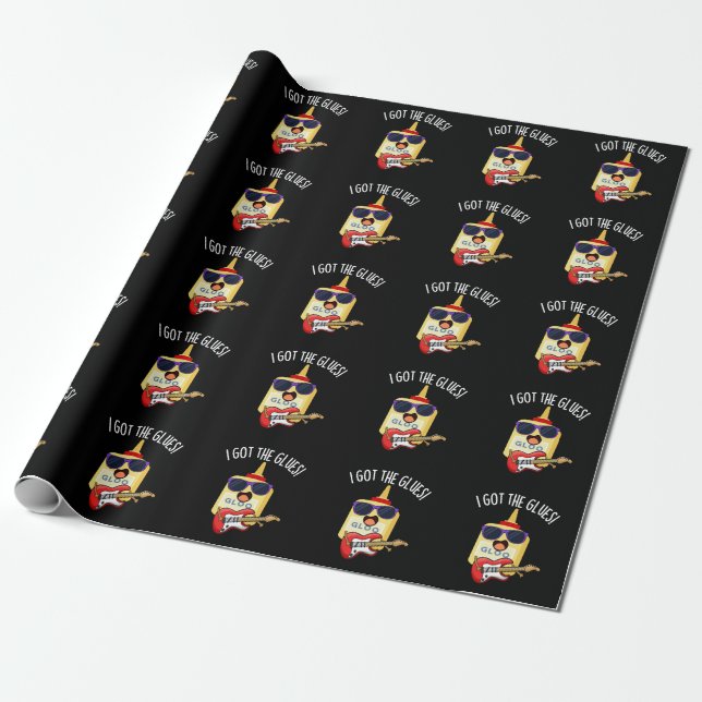 Jag Fick Limin Funny Blues Puns Mörk BG Presentpapper (Utrullad)