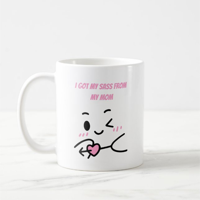 Jag Fick Min Fräckhet Från Min Mamma Kaffemugg (Vänster)