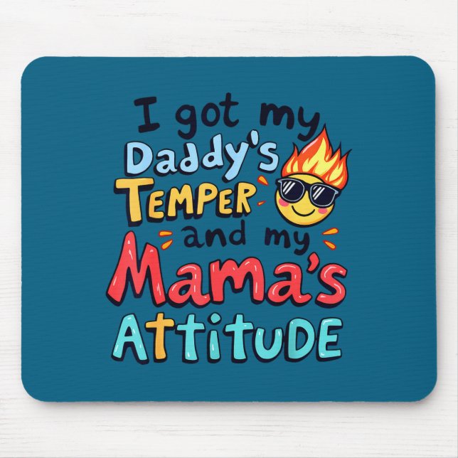 Jag Fick Min Pappas Temperament Och Min Mamas Atti Musmatta (Framsidan)