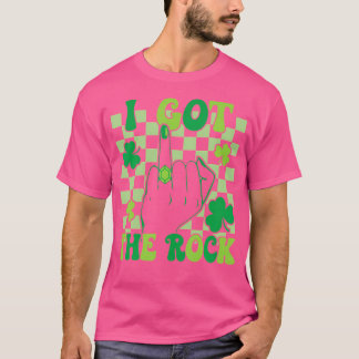 Jag Fick Rock Bachelorette Bröllop St Patrick'S D T Shirt