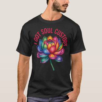 Jag Fick Själens Förvaring Färgrik Lotusblomma Yog T Shirt