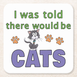 Jag fick veta att det skulle finnas CATS Underlägg Papper Kvadrat