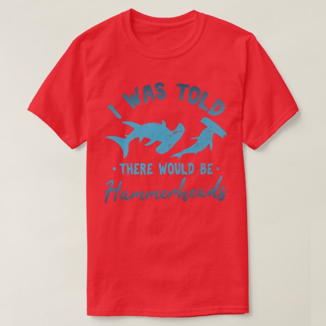 Jag fick veta att det skulle finnas Hammerhead Ham T Shirt (Design framsida)