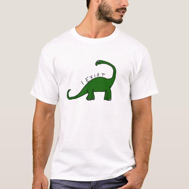 Jag finns skjortan för t-shirt (Framsida)
