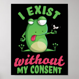 Jag finns utan min medgivande Roligt från grov dep Poster
