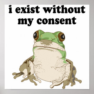 Jag finns utan mitt medgivande från Grog-fonen Poster